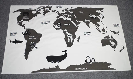 Adventure World Map Play Mat