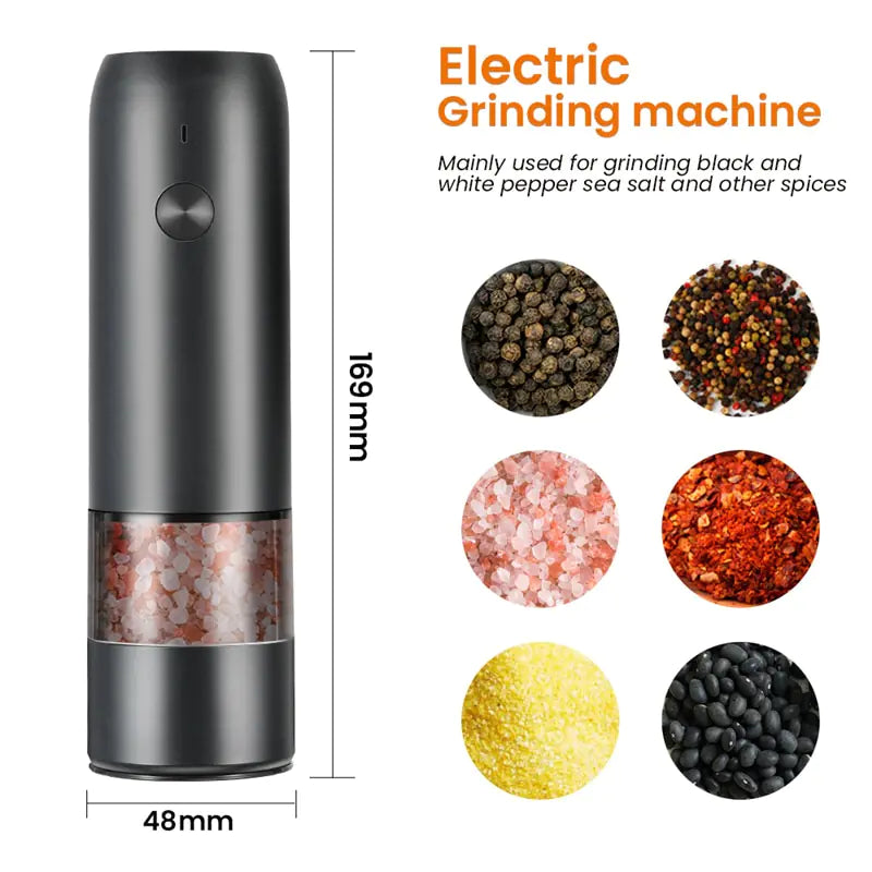 Electric Automatic Pepper And Salt Grinder - Hominco