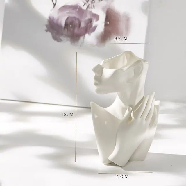 Art Sculpture Ceramic Vases - Hominco