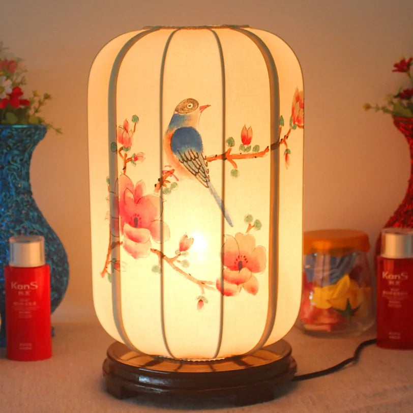 Stylish Hand-Painted Desk Lamp - Hominco