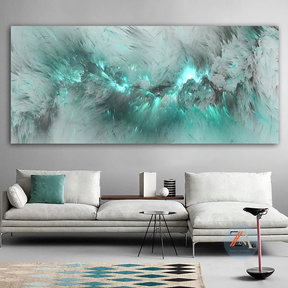 Modern Abstract Oil Painting Canvas - Hominco