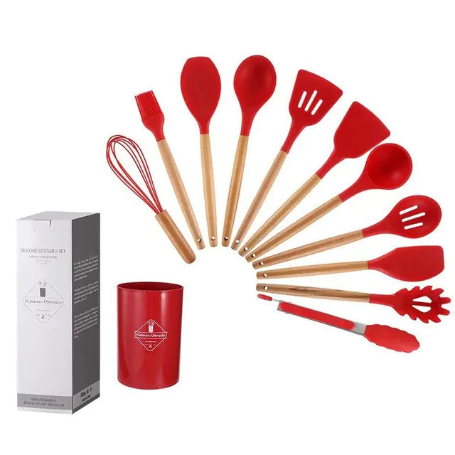 Non Stick Pot Spatula And Spoon - Hominco