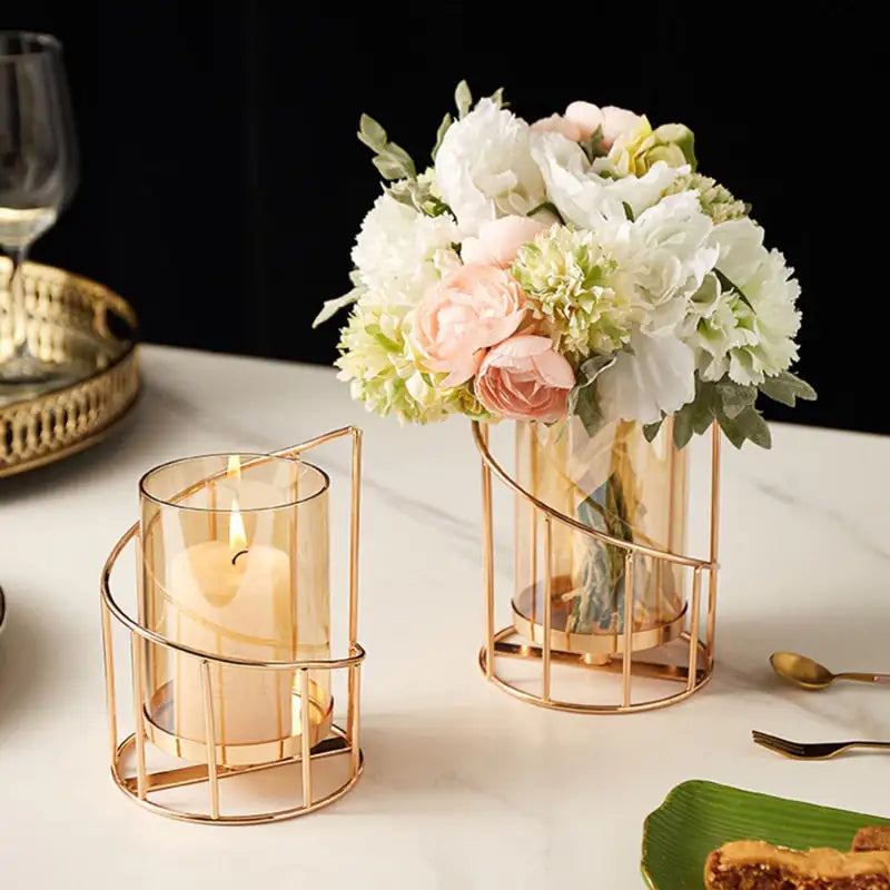 Eleganza Candle Holder - Hominco