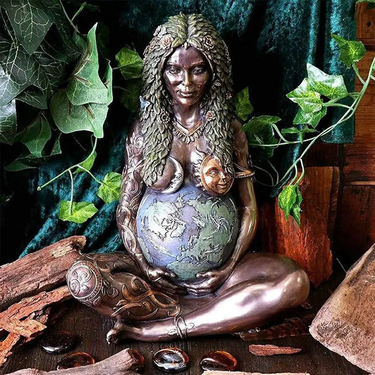 Mother Earth Art Statue - Hominco