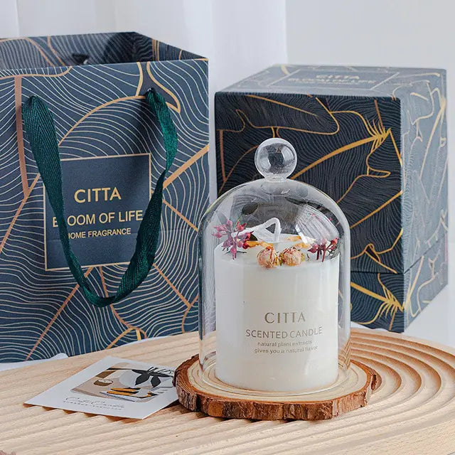 Creative Soy Wax Romantic Aromatherapy Candles - Hominco