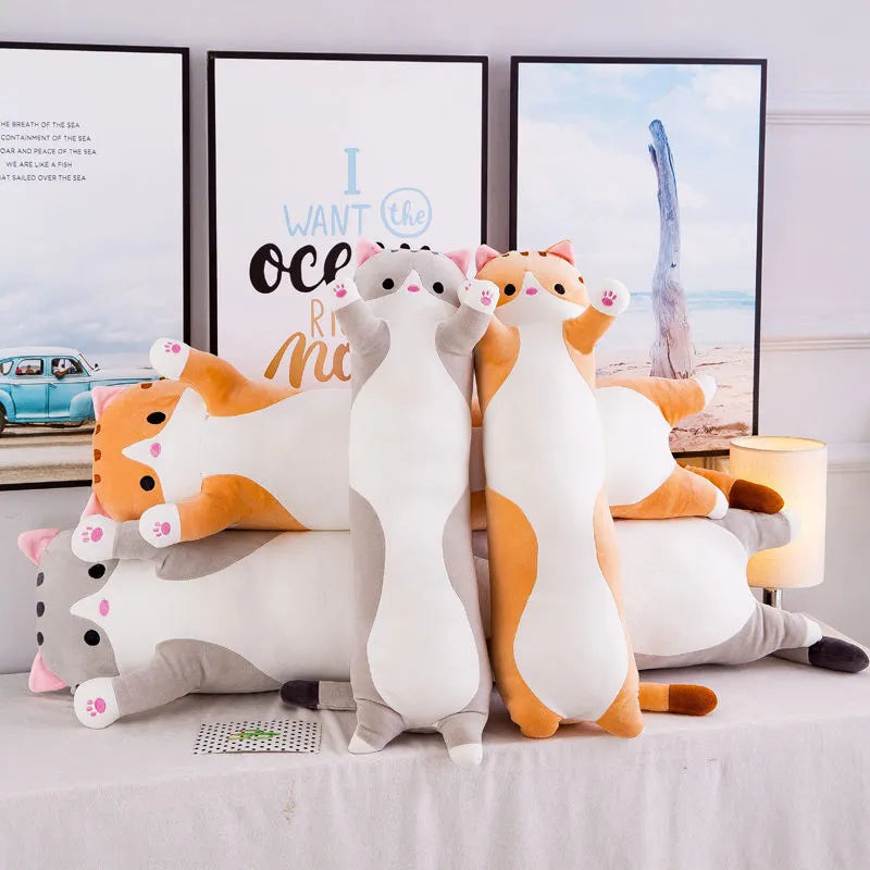 Cute Soft Long Cat Pillow - Hominco