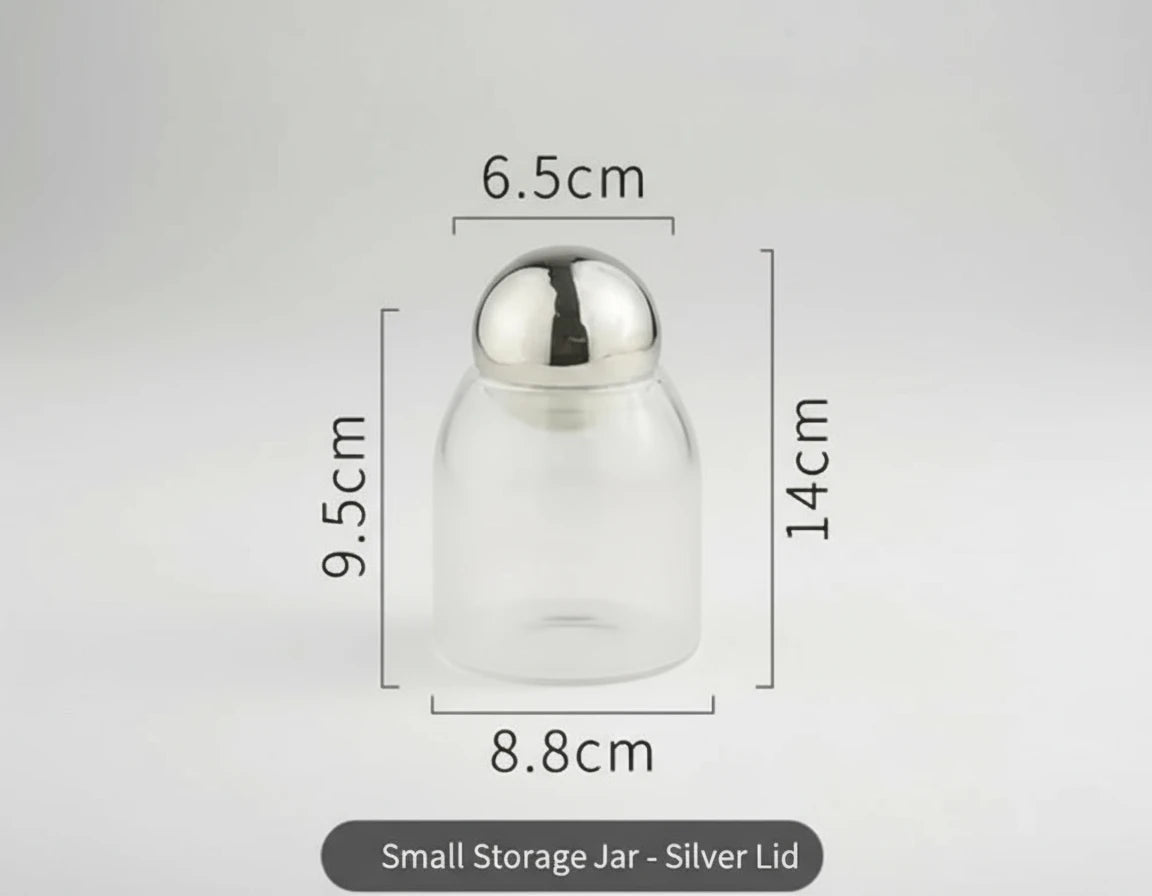 Clear Airtight Glass Jar for Preservation - Hominco