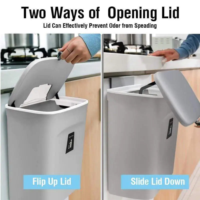 Wall-Mounted Trash Can - Hominco