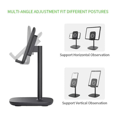 Black Universal Tablet Stand Desktop Holder