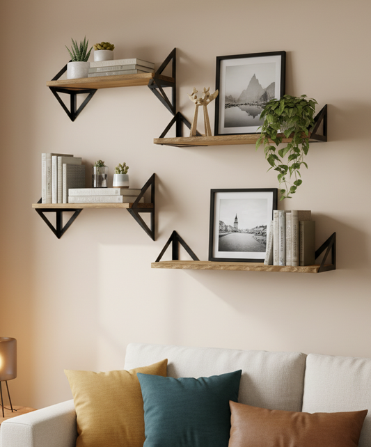 Modern Wall-Mounted Floating Shelf