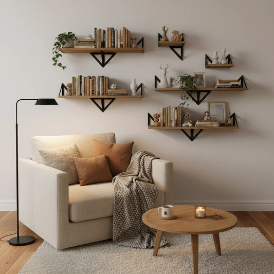 Modern Wall-Mounted Floating Shelf