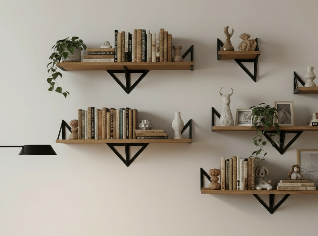 Modern Wall-Mounted Floating Shelf