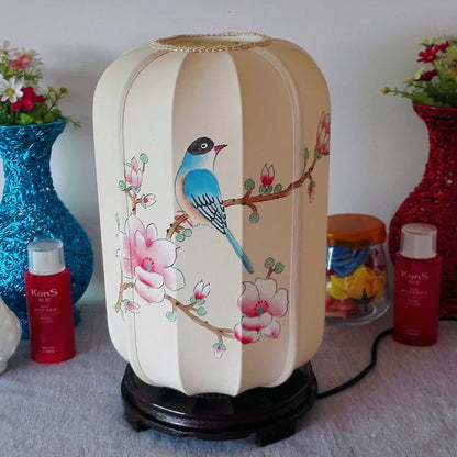 Stylish Hand-Painted Desk Lamp - Hominco
