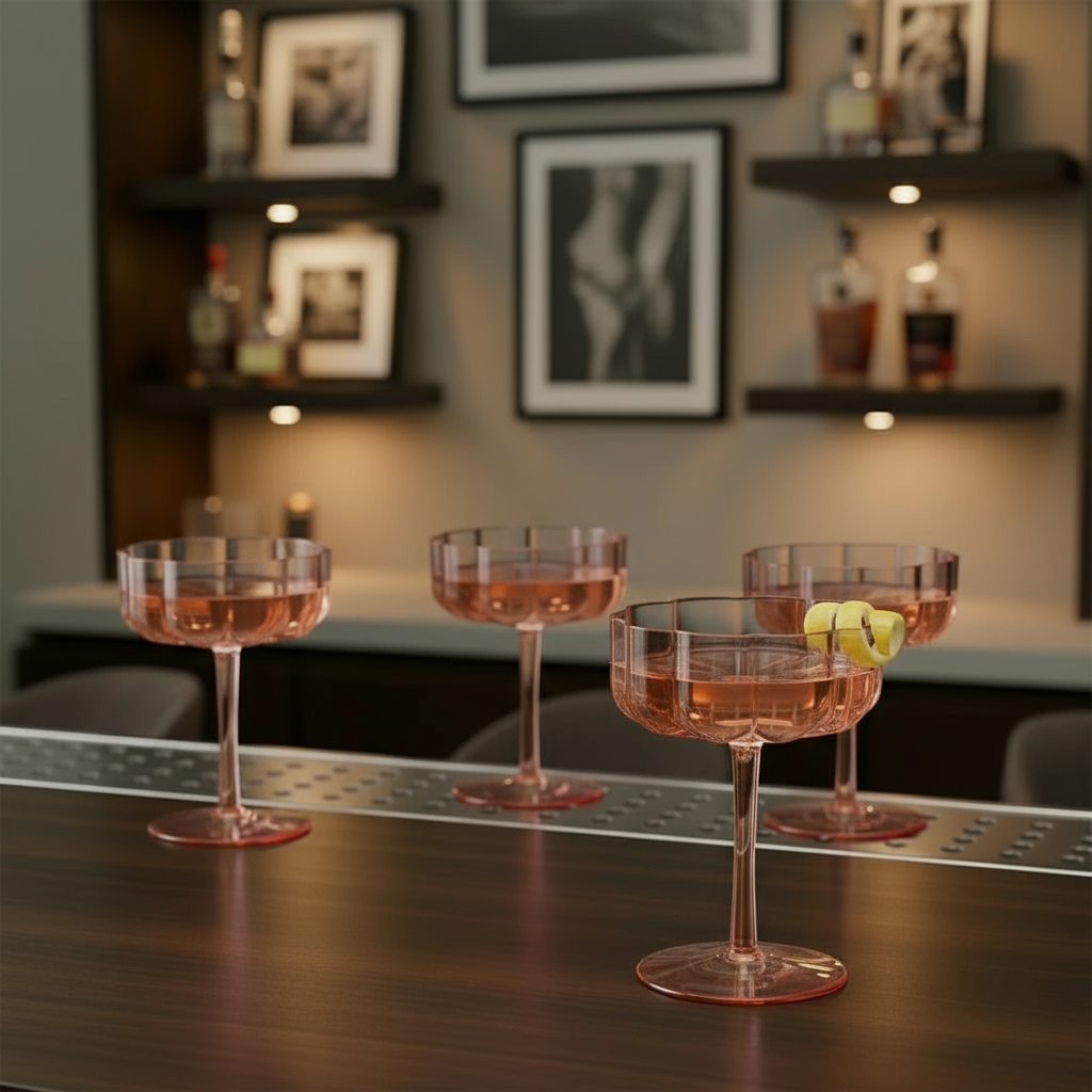 Art Deco Coupe Glasses