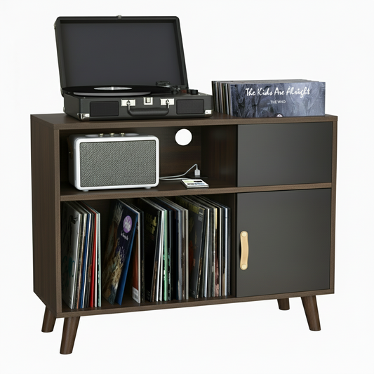 Vinyl Record Player Stand