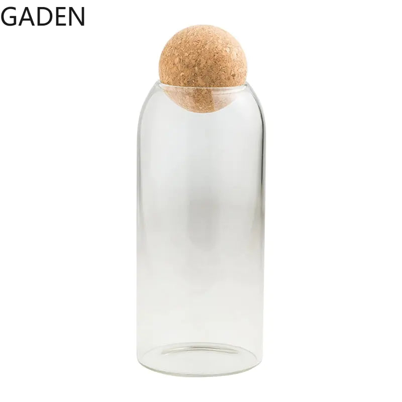 Clear Airtight Glass Jar for Preservation - Hominco