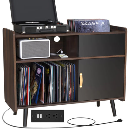 Vinyl Record Player Stand