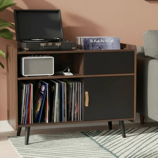 Vinyl Record Player Stand