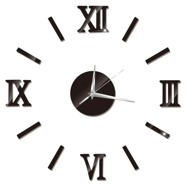 Acrylic Roman Numeral Wall Clock - Hominco