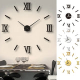 Acrylic Roman Numeral Wall Clock - Hominco