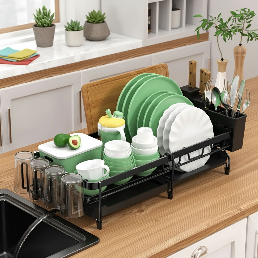 Expandable Dish Drying Rack