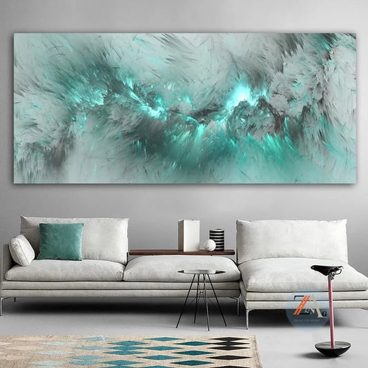 Modern Abstract Oil Painting Canvas - Hominco