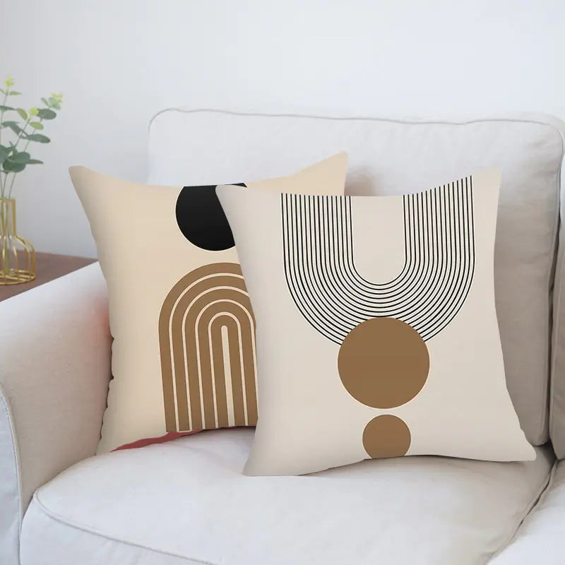 Pattern Creative Polyester Pillowcase - Hominco