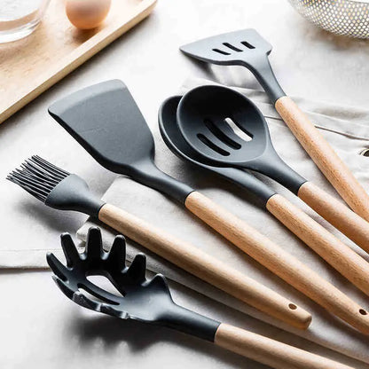 Non Stick Pot Spatula And Spoon - Hominco