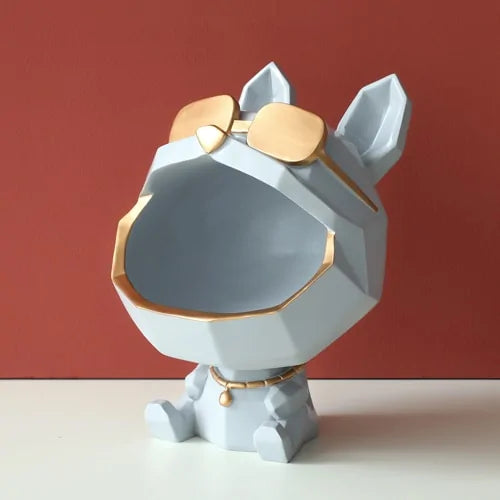 Big Mouth Dog Resin Storage Box: Cool Home Decor Gift - Hominco