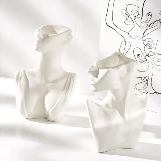 Art Sculpture Ceramic Vases - Hominco
