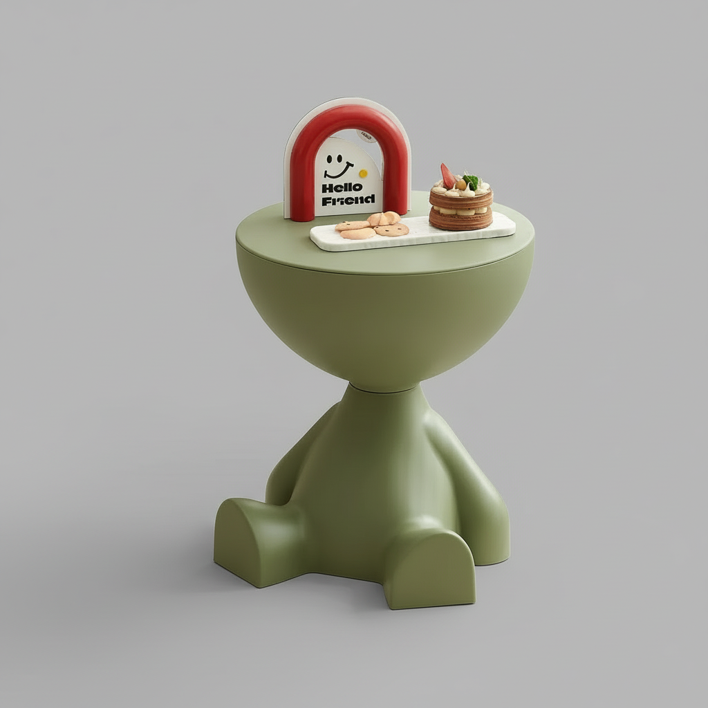 Side Table Circle Coffee