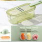 Multifunction Vegetable Cutter With Basket And Brush - Hominco
