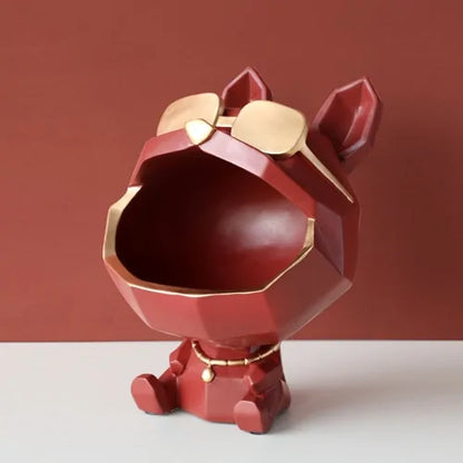 Big Mouth Dog Resin Storage Box: Cool Home Decor Gift - Hominco