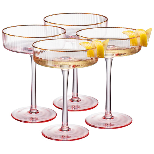 Art Deco Coupe Glasses