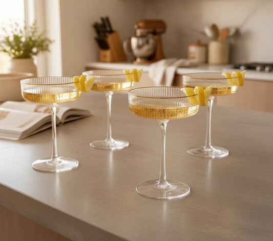 Art Deco Coupe Glasses