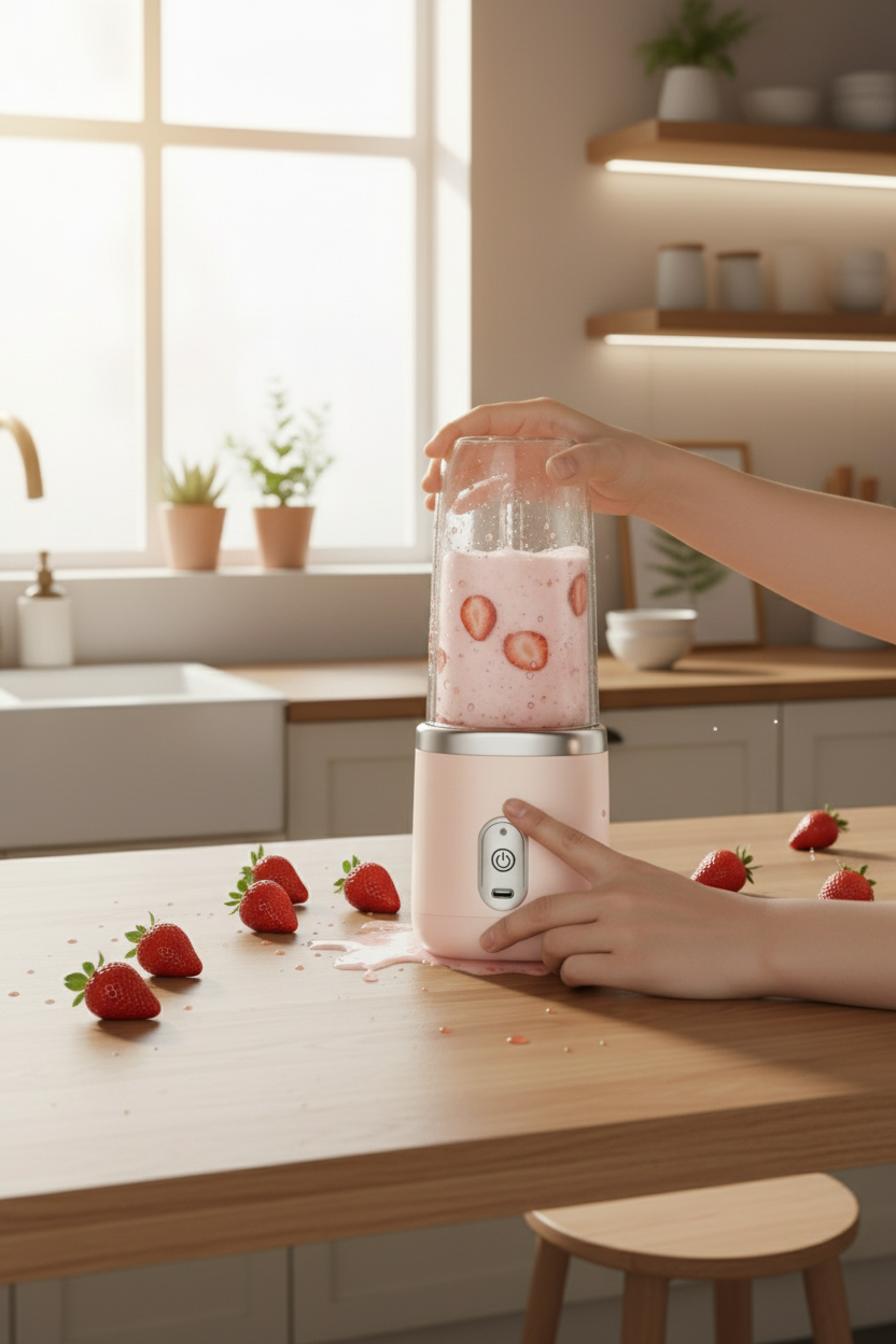 Portable Blender 6 Blade Mini Juicer