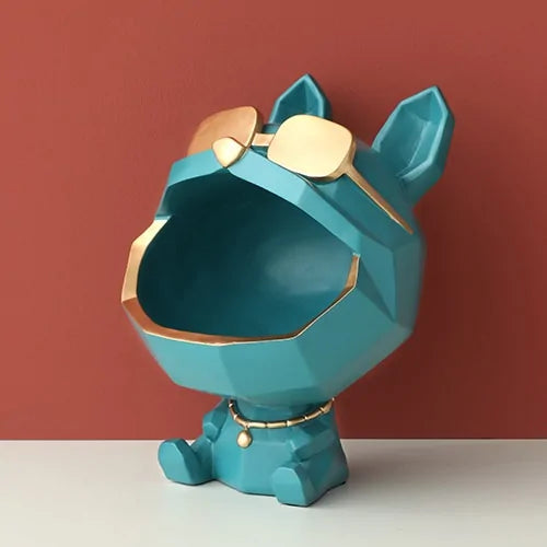 Big Mouth Dog Resin Storage Box: Cool Home Decor Gift - Hominco