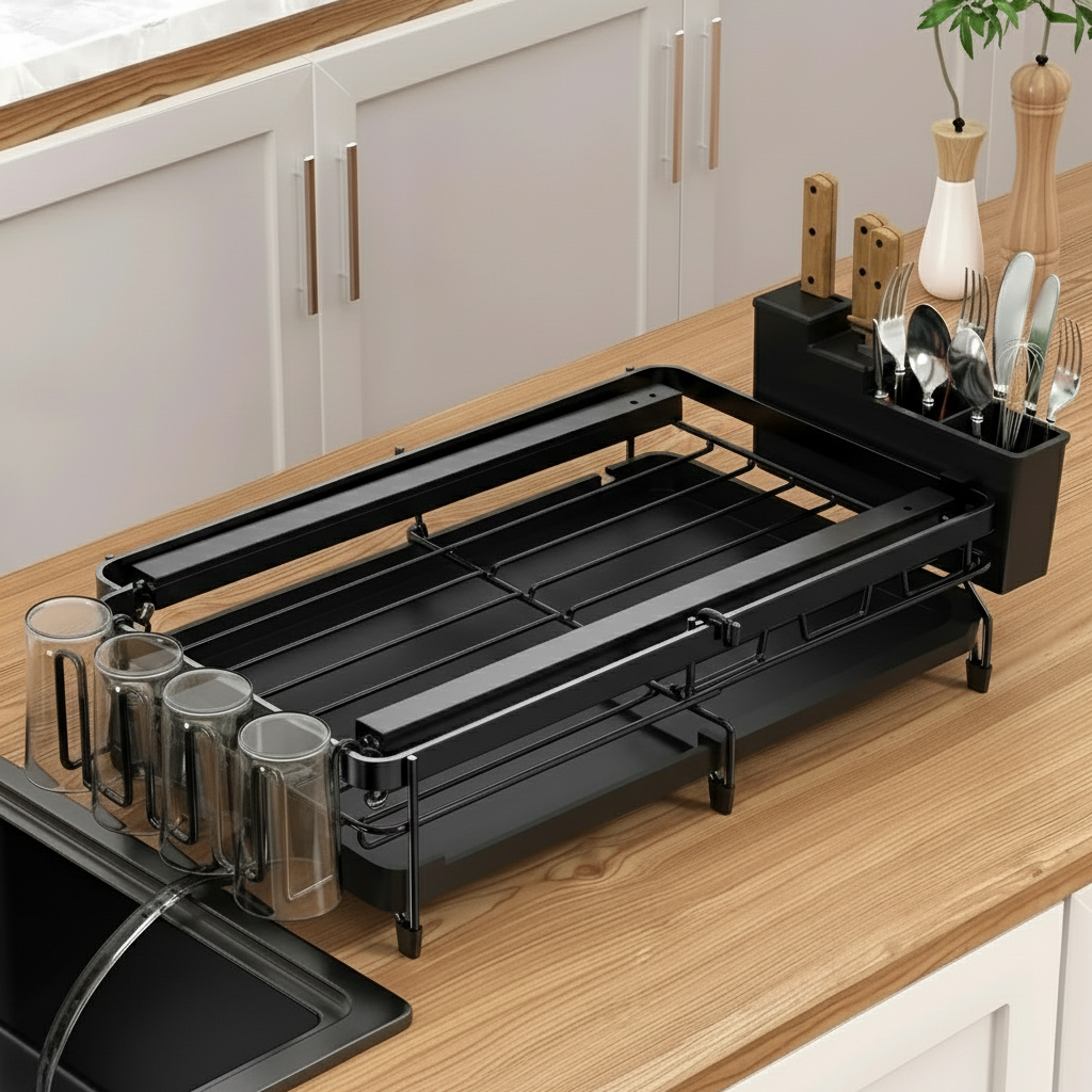 Expandable Dish Drying Rack