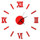 Acrylic Roman Numeral Wall Clock - Hominco