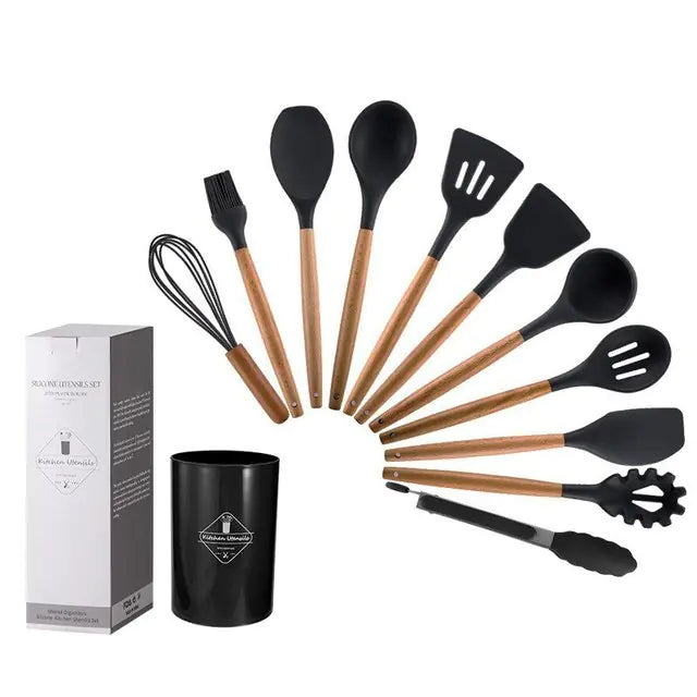 Non Stick Pot Spatula And Spoon - Hominco