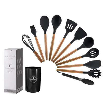 Non Stick Pot Spatula And Spoon - Hominco