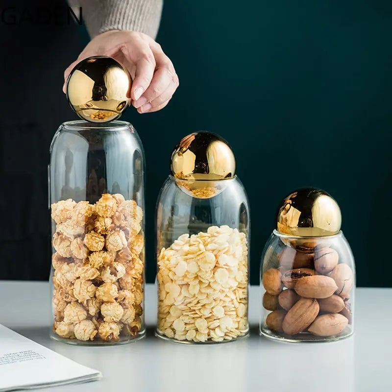 Clear Airtight Glass Jar for Preservation - Hominco