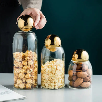 Clear Airtight Glass Jar for Preservation - Hominco
