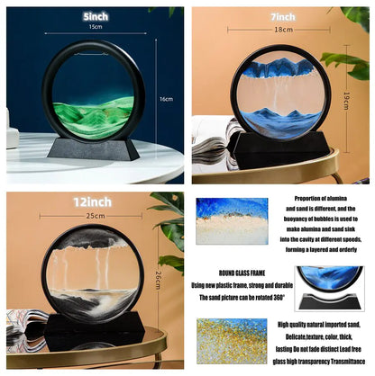 3D Moving Sand Art Decor - Hominco