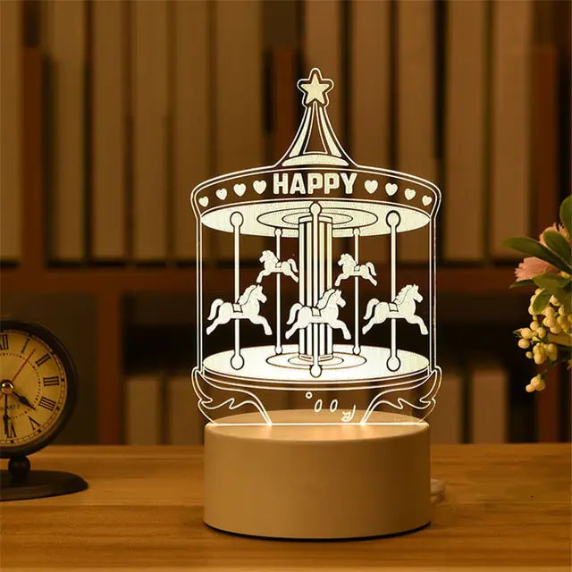 Acrylic 3D Lamps - Hominco