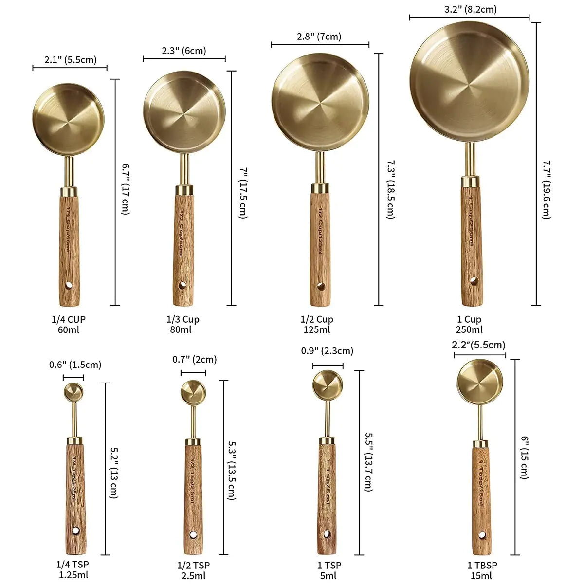Measuring Cups and Spoon Set - Hominco