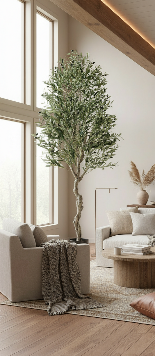 VIAGDO Artificial Olive Tree 6.2ft Tall