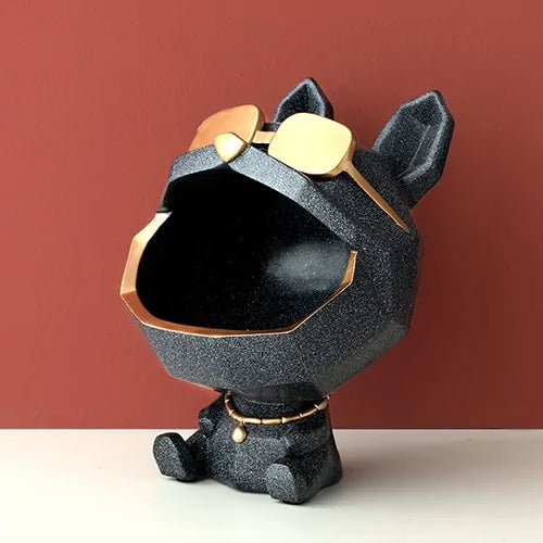 Big Mouth Dog Resin Storage Box: Cool Home Decor Gift - Hominco