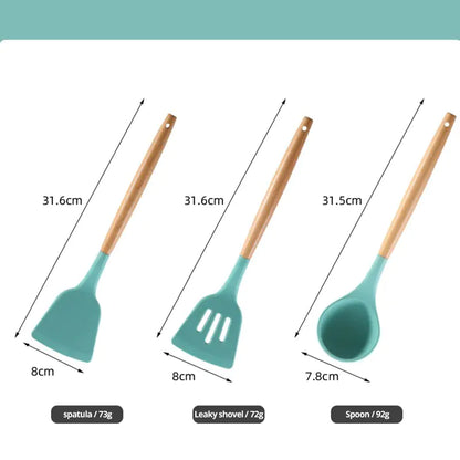 Non Stick Pot Spatula And Spoon - Hominco