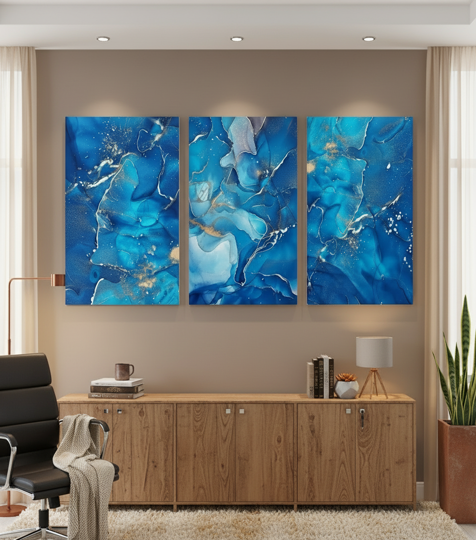 Modern Canvas Wall Art 3 Panel Large Canvas